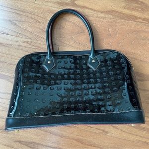 NWOT Arcadi patent leather satchel